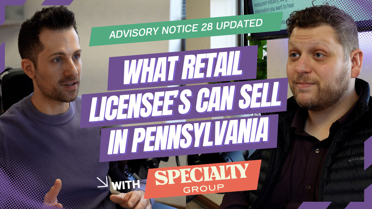 Updates to What a Bar/Restaurant Can Sell in PA
